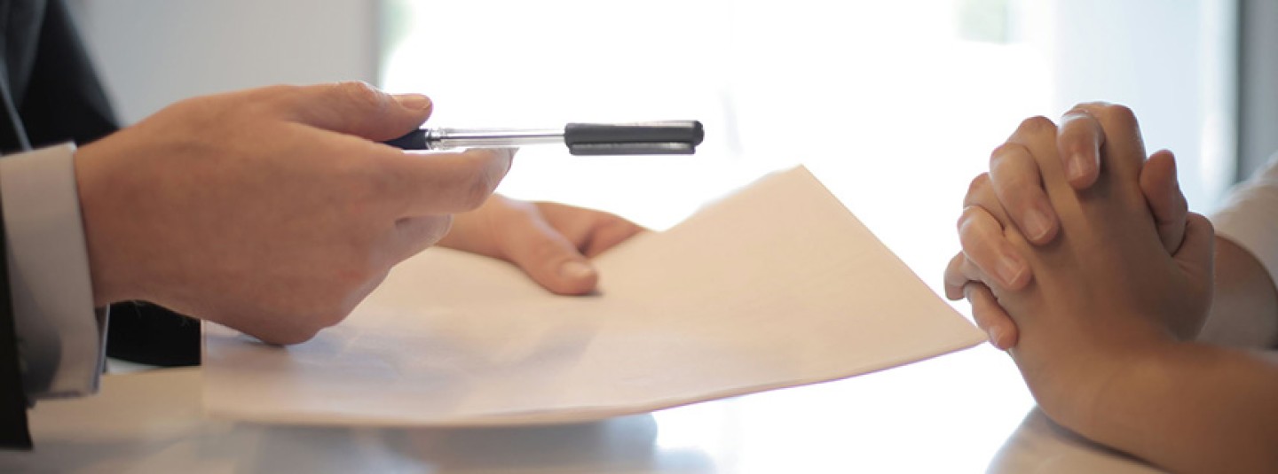 sign here